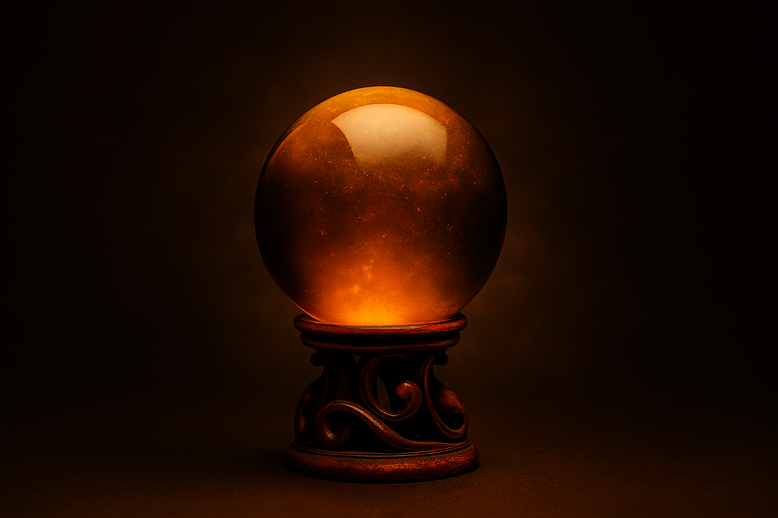 Crystal ball glazing
